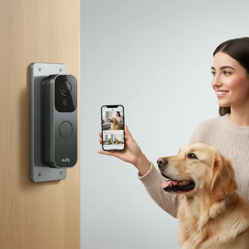 Security Video Doorbell E340 image 3